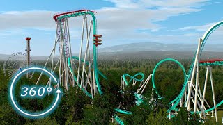 360 VIDEO  VR  High Dive Coaster POV  4K  60fps  3D [upl. by Kelsy]