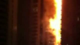 Major fire at 2am guts JLTs Tamweel tower fire2flv [upl. by Robyn]