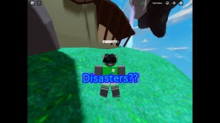 Bedwars but we have to survive disasters map with ONE HEALTH [upl. by Rose]