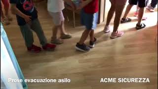 ACME Sicurezza  Prova pratica di evacuazione scuola dellinfanzia [upl. by Ahsilef]