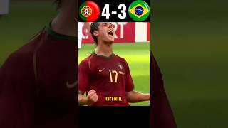 Brazil🇧🇷 🆚 Portugal🇵🇹 Semi Final Worldcup fotball fifa urcristiano shorts video FactIntel [upl. by Erin]