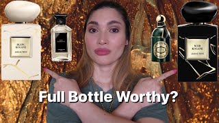 Armani Prive BLANC KOGANE and NOIR KOGANE Review  Musc Outreblanc Updated Review [upl. by Benedix]