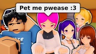 4 Freaky Girls compete for my love on Roblox [upl. by Mail]