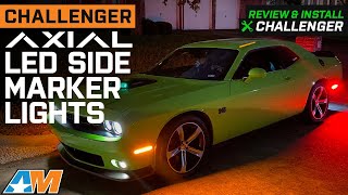 20152022 Challenger Axial LED Side Marker Lights Review amp Install [upl. by Llydnek]