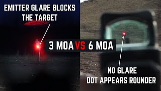 3 MOA vs 6 MOA  Subtle Things Affecting Emitter Glare amp Astigmatism [upl. by Leesa]