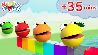 Every Numberblob Appearance Compilation  Math Cartoon For Kids  Learn to Count  Numberblocks [upl. by Azriel]