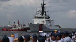 EEUU Japón y Filipinas empiezan maniobras navales conjuntas en aguas disputadas con China [upl. by Fredrick]