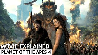 Kingdom of the Planet of the Apes Movie Explained in Hindi  BNN Review [upl. by Siulesoj]