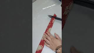 Piping patti easy n quick sewing tips n tricks follow for more 👆 shortvideo [upl. by Aileahcim420]