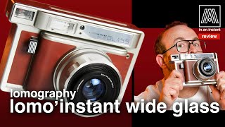 Lomography LomoInstant Wide Glass  A new top tier Instax Wide camera  Review Sample Shots Tips [upl. by Aicercul]