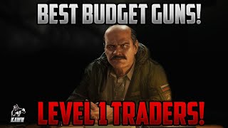 Best Budget Guns In Escape From Tarkov  Level 1 Trader Wipe Builds  Escape From Tarkov Patch 135 [upl. by Cormick157]