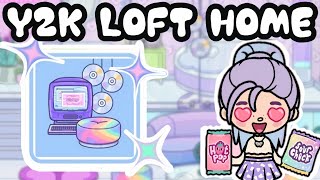 NEW Y2K 💜LOFT HOME DESIGNED TOCA BOCA WORLD LIFE🌏 [upl. by Cilla445]