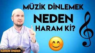 Müzik dinlemek neden haram ki 😊  Kerem Önder [upl. by Annoved]