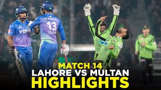 Full Highlights  Lahore Qalandars vs Multan Sultans  Match 14  HBL PSL 9  M2A1A [upl. by Fernald]