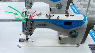 machine needle stop 1 needle jack  jack sewing machine [upl. by Imnubulo]