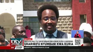 Inadaiwa mali ya 16M nyumbani kwa Kimani Kuria iliharibiwa [upl. by Ledoux285]