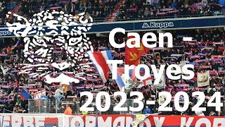 Caen  Troyes saison 20232024 [upl. by Aram]