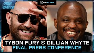 Tyson Fury and Dillian Whyte Press Conference Full Stream  Facetoface at last [upl. by Xella]