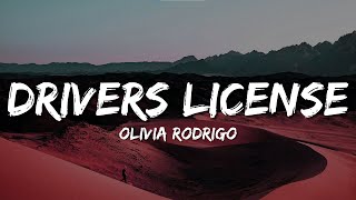 Olivia Rodrigo  drivers license Lyrics [upl. by Gulick]