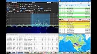 ICOM IC 7300 amp What Software Options FT8 JS8CALL WSJTX SDR Control [upl. by Einneb]