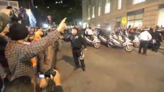 Occupy Wall Street  Attacking Protesters With Motors in USA [upl. by Etsyrk]