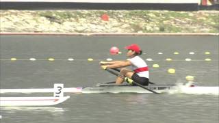 Womens Rowing Repechages  Singapore 2010 Youth Games [upl. by Amandie]