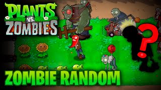 ¿Es posible terminar Plantas vs Zombis con ZOMBIS ALEATORIOS [upl. by Aleicarg]