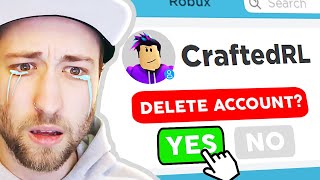 GOODBYE CraftedRL Roblox Account [upl. by Adniram]