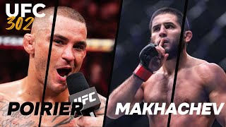 Por el título del Peso Ligero  Makhachev vs Poirier  ufc302 [upl. by Gschu]