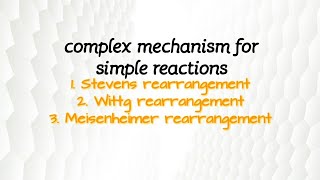 Complex mechanism for simple reactions  effect of Baldwins rule part 2 [upl. by Ahsoem]