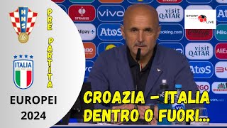 CROAZIA  ITALIA EUROPEI 2024 L SPALLETTI e BASTONI in conferenza stampa pre partita [upl. by Ojaras]