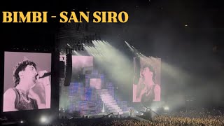 BIMBI  LIVE SAN SIRO  CONCERTO SFERA EBBASTA [upl. by Ahtelat]