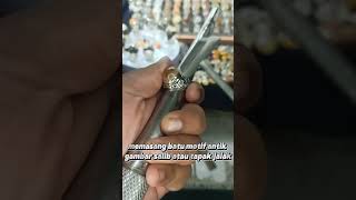 Tricks to install stones to make rings fyp viral crystals handmade shorts reels trending [upl. by Mcmath430]