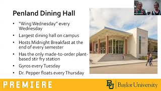 Dining  Baylor University Admissions [upl. by Maxfield]