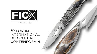 FICXParis 2018  Le Forum International du Couteau Contemporain  5e édition  Paris Knife Show [upl. by Kalam761]