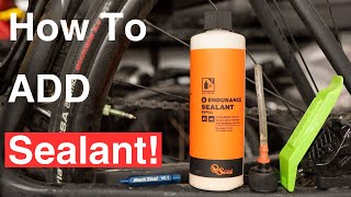 How To Add Sealant To Your Tubeless Tires 4k [upl. by Meredeth]