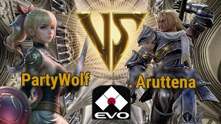 PartyWolf Cassandra VS Aruttena Siegfried  Soulcalibur VI [upl. by Lashonda]