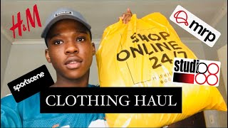 MY FIRST MINI CLOTHING HAUL  FT MARKHAMS  HampM SPORTSCENE amp MORE  SOUTH AFRCAN YOUTUBER [upl. by Harlie39]