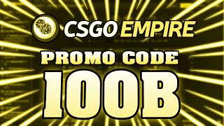 CSGOEMPIRE PROMO CODE FREE BONUS 2024 Free Case CSGOEmpire Referral Code [upl. by Nylrats]