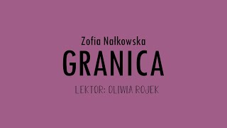 Zofia Nałkowska quotGranicaquot  rozdział 4  Oliwia Rojek [upl. by Hsekar]