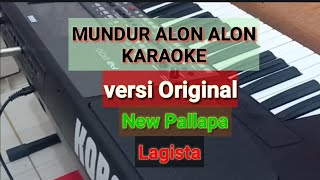 quotMUNDUR ALON ALONquot karaoke Full Lirik cover keyboard korg pa600 verssi new pallapaLagista [upl. by Ellenehc615]