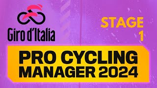 Pro Cycling Manager 2024  Giro dItalia  Stage 1  PCM24 Lets Play [upl. by Loss447]