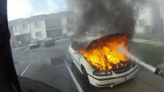 How to quickly and Professionally extinguish a car fire [upl. by Minier]