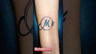 M letter tattoo mlogo logo logodesign logotattoo mlettertattoo [upl. by Nicolas680]