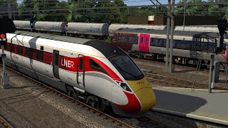 Train Simulator London Kings Cross  Edinburgh Waverley FULL RUN [upl. by Schlesinger]