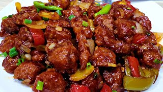 Restaurant Style Chili Chicken with Secret Tips  Dry Chicken Chilli Recipe [upl. by Onfroi]