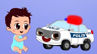 3 Şarkı Bir Arada🚔🏚️🪥Eğitici ve Eğlenceli Bebek ve Çocuk Şarkıları🎵Çizgi Film👶Aliş ile Zeliş🎈 [upl. by Prospero]