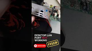 QUICK amp EASY Solving a defective LAN port for beginners youtubeshorts computer tech diy [upl. by Currier]