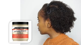 Flat Twist Out on Thin Kinky Natural Hair ft Aunt Jackies Curl ManeTenance [upl. by Amat]