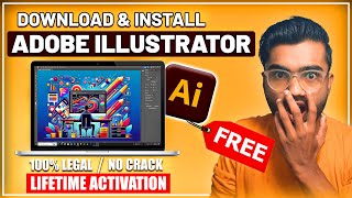 How to Download Adobe Illustrator in PC amp Laptop 2024 No Crack  100 Legal [upl. by Adao]